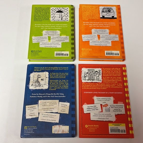 4 Diary of a Wimpy Kid by Jeff Kinney Hardback Books - Picture 6 of 14